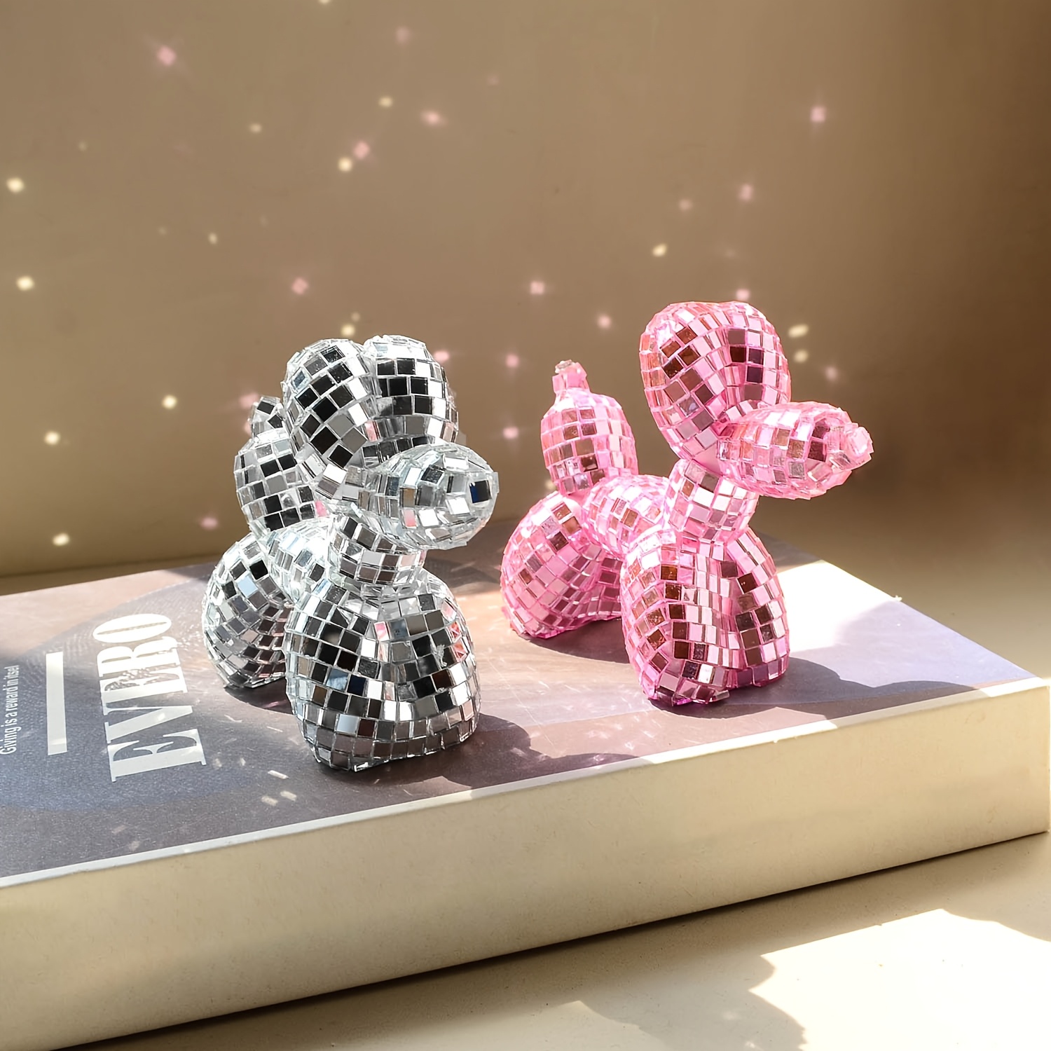 Confetti Balloon Set - 1pc Disco Spiegelballon Puppy Leuke Hond