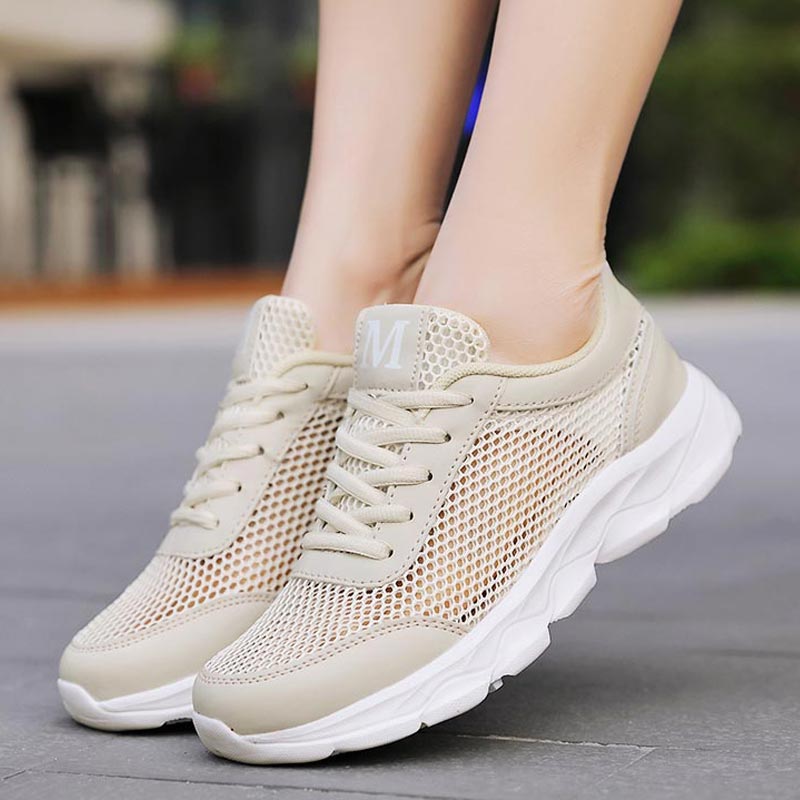 Wedding Supply Outlet - Zomer Ademende Sneakers Vrouwen Mesh Dames