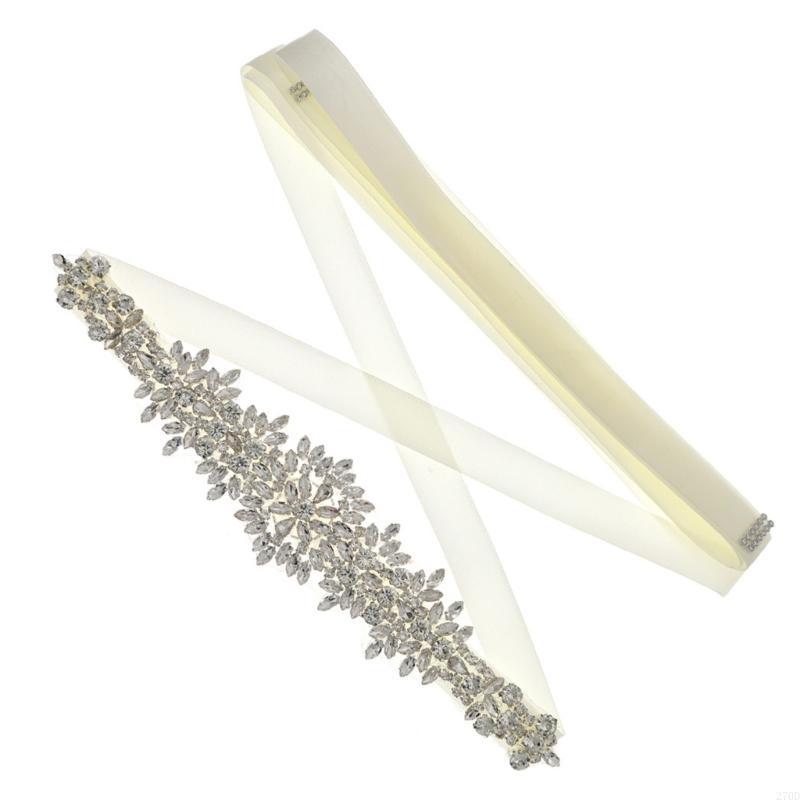 Bridal Sash Ribbon - kristallen bruiloft sjerp steentjes lint riem