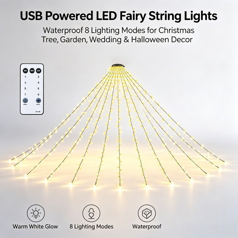 Wedding Led - USB LED Fairy String Lights, waterdichte