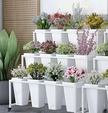 Wedding Solution - Mobiele displayoplossing: smeedijzeren meerlaags rek voor