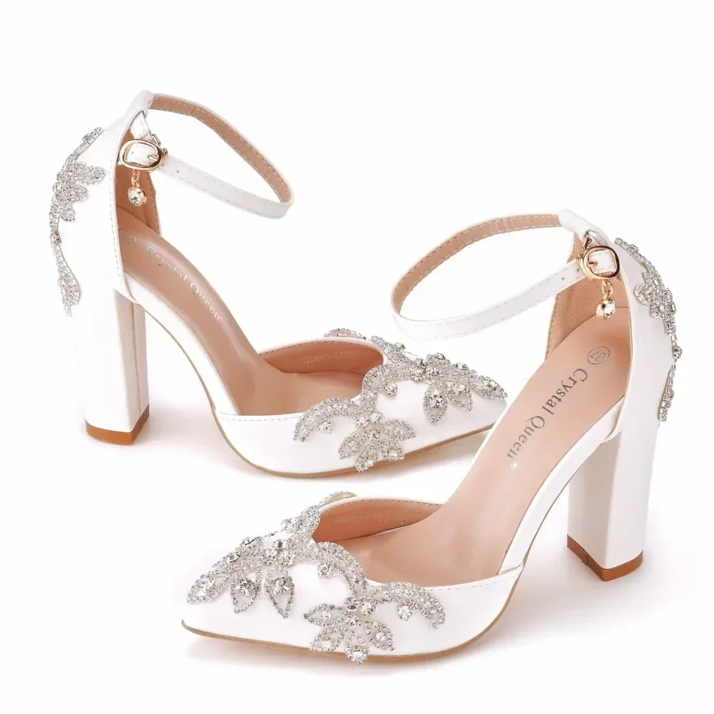 Wedding Fx - 2026 Dikke hak spitse teen schoenen