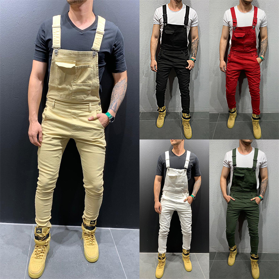 Wedding Job - Camouflage heren jumpsuit Multi-pocket slanke mode