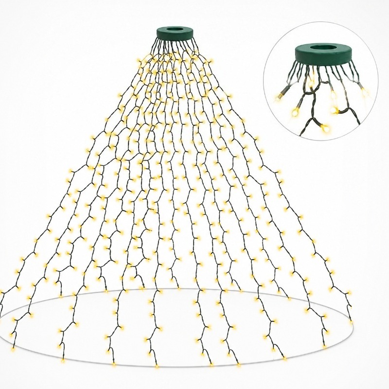 Wedding Led - Waterdichte USB LED-slingers, 8 verlichtingsmodi voor