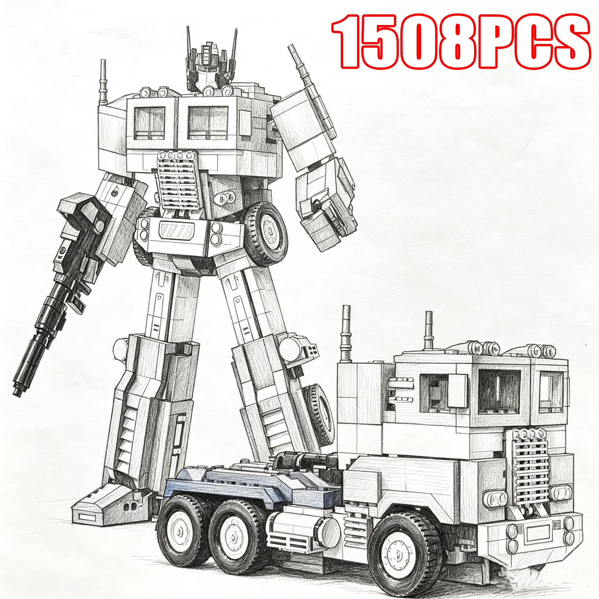 Wedding Job - NIEUW 1:8 Schaal 1508 Stuks Technische