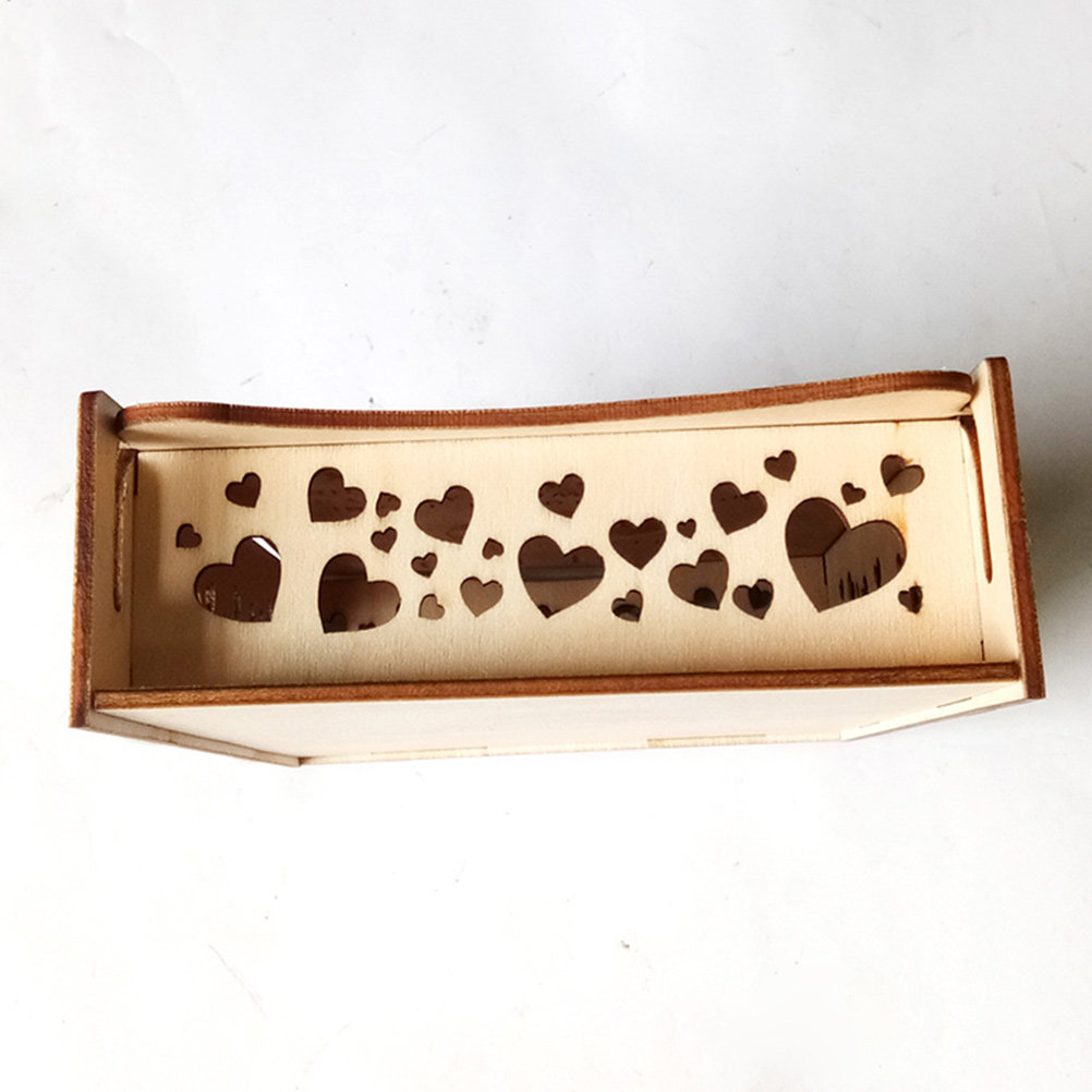 Personalized Guest Book - Houten gastenboekdoos alternatief rustiek gepersonaliseerd bordhouder