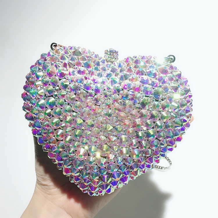 Wedding Supply Factory - Fabriekslevering Liefde Hartvorm Handgemaakte Diamanten Ketting