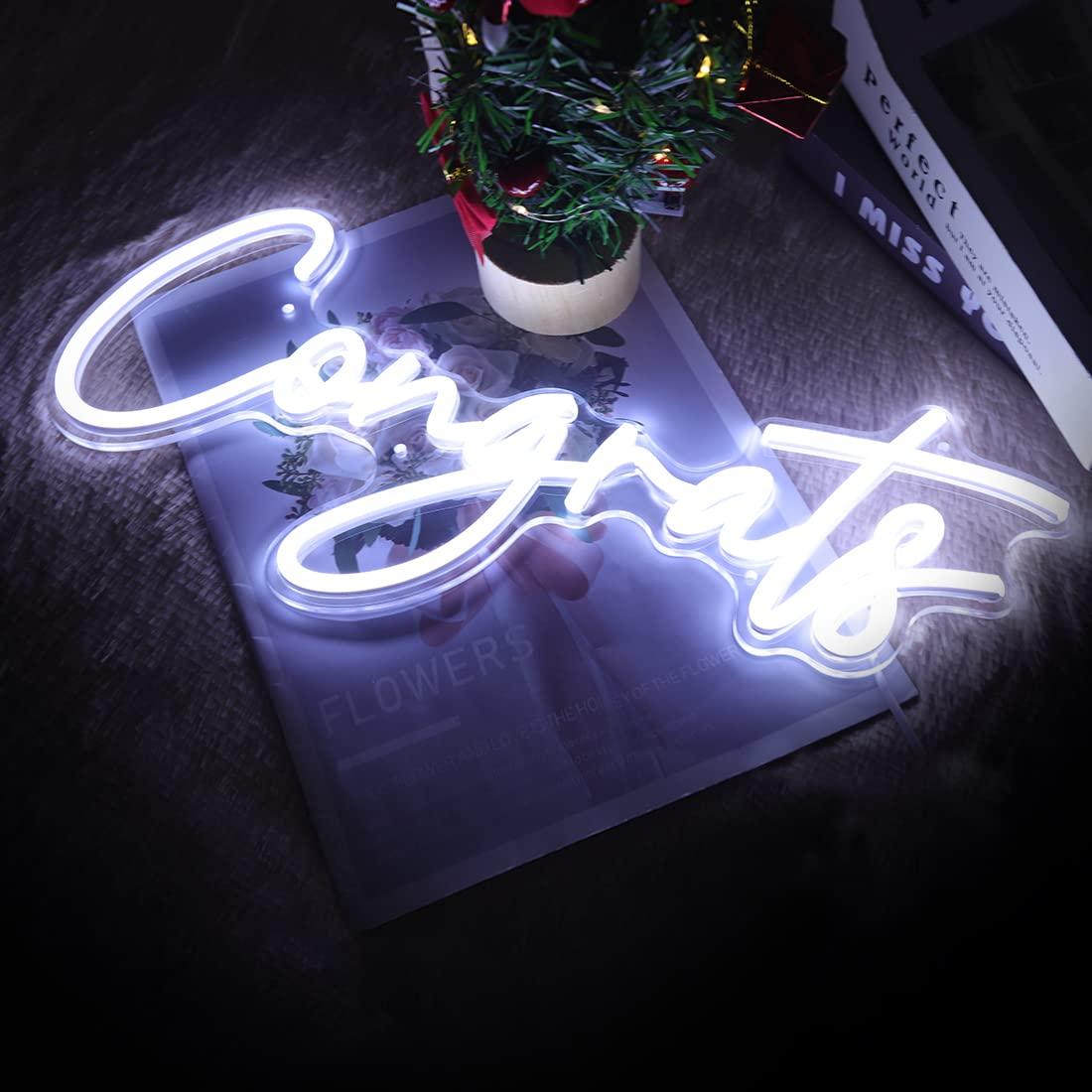 Gefeliciteerd Neon Sign USB Di - Wedding Led recensie en prijs
