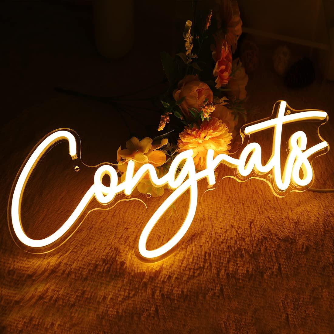 Gefeliciteerd Neon Sign USB Di - Wedding Led recensie en prijs