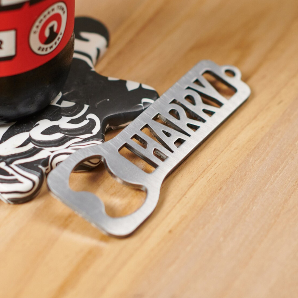 Aangepaste metalen flesopener, - Wedding Fountain recensie en prijs
