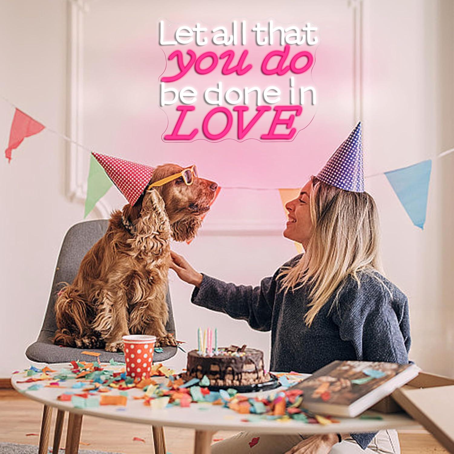 Laat elk wat je doet, in liefd - Wedding Led recensie en prijs