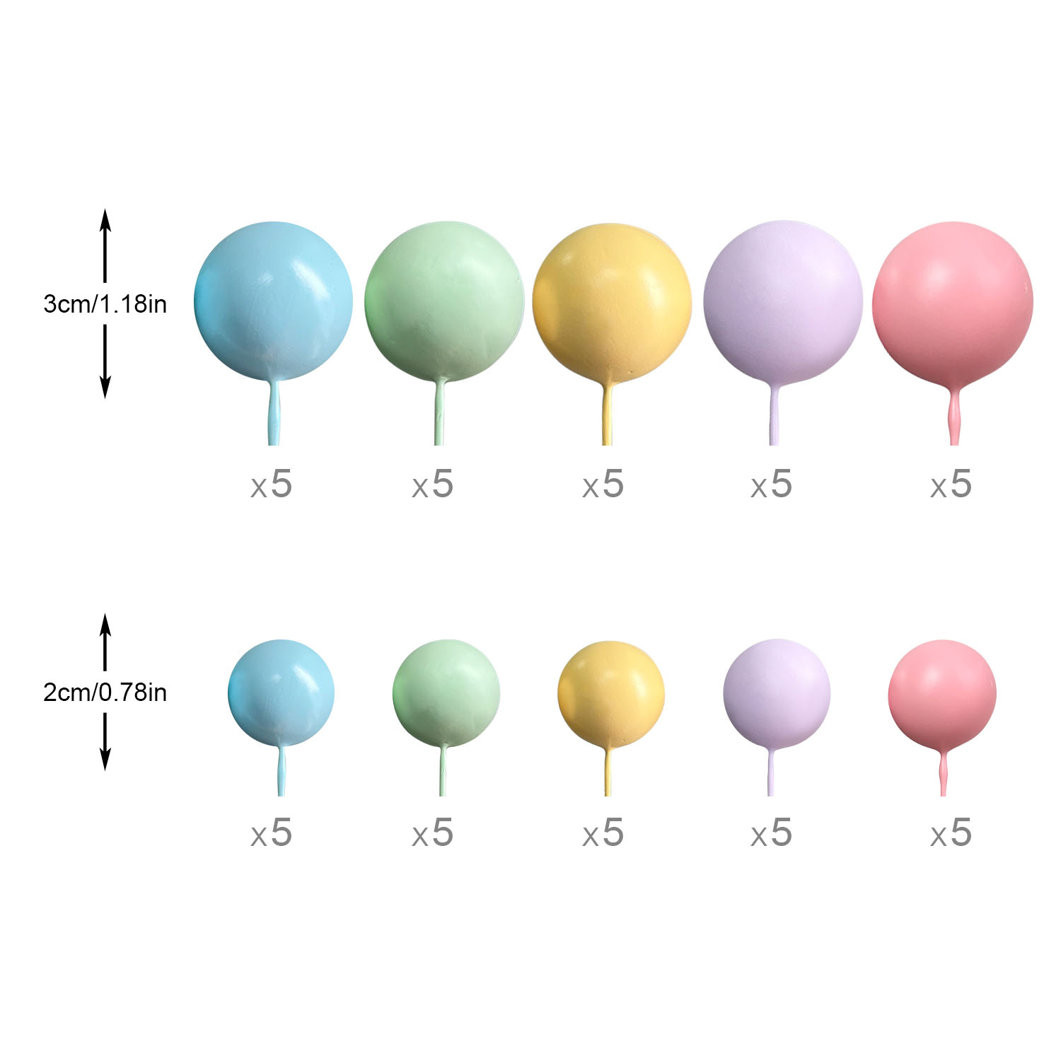 50 stuks kleurrijke ballon reg - Confetti Balloon Set recensie en prijs