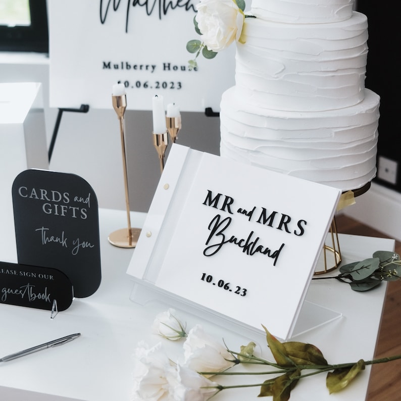 Witte kaartendoos voor bruilof - Personalized Guest Book recensie en prijs