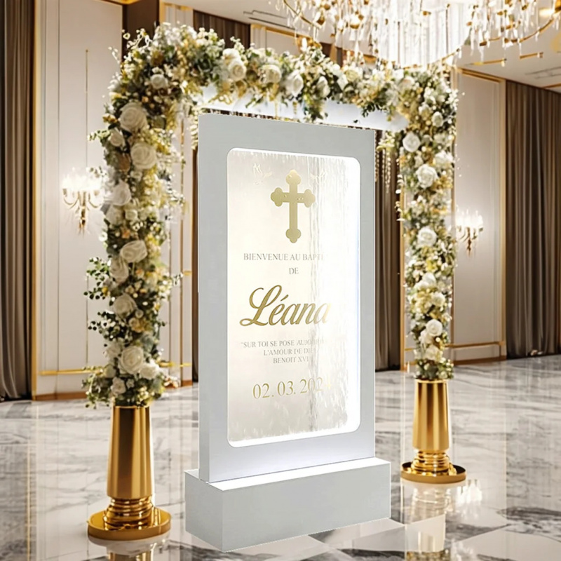 Op maat gemaakte glazen waterv - Wedding Fountain recensie en prijs