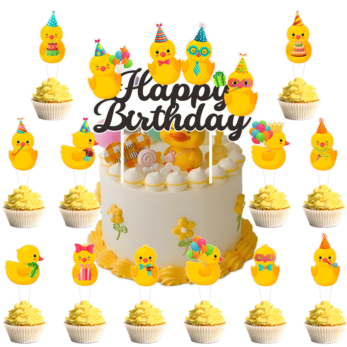 Leuke Swim Duck Thema Happy Bi - Confetti Balloon Set recensie en prijs