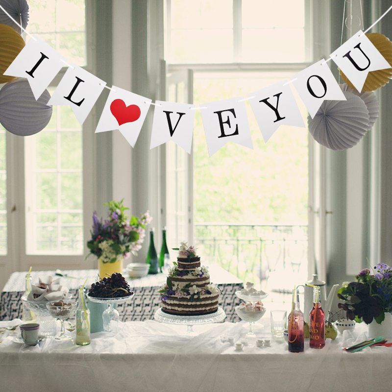 Bruiloft Marry Me Love Bunting - Wedding Supply Rentals recensie en prijs