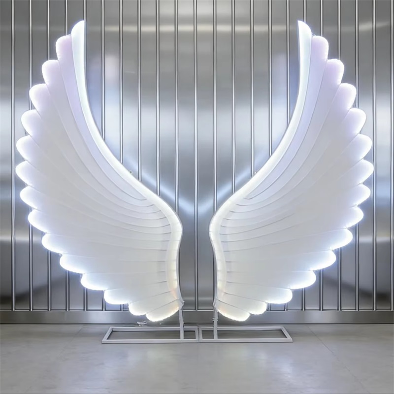 Gloeiende engelenvleugels lich - Wedding Led recensie en prijs