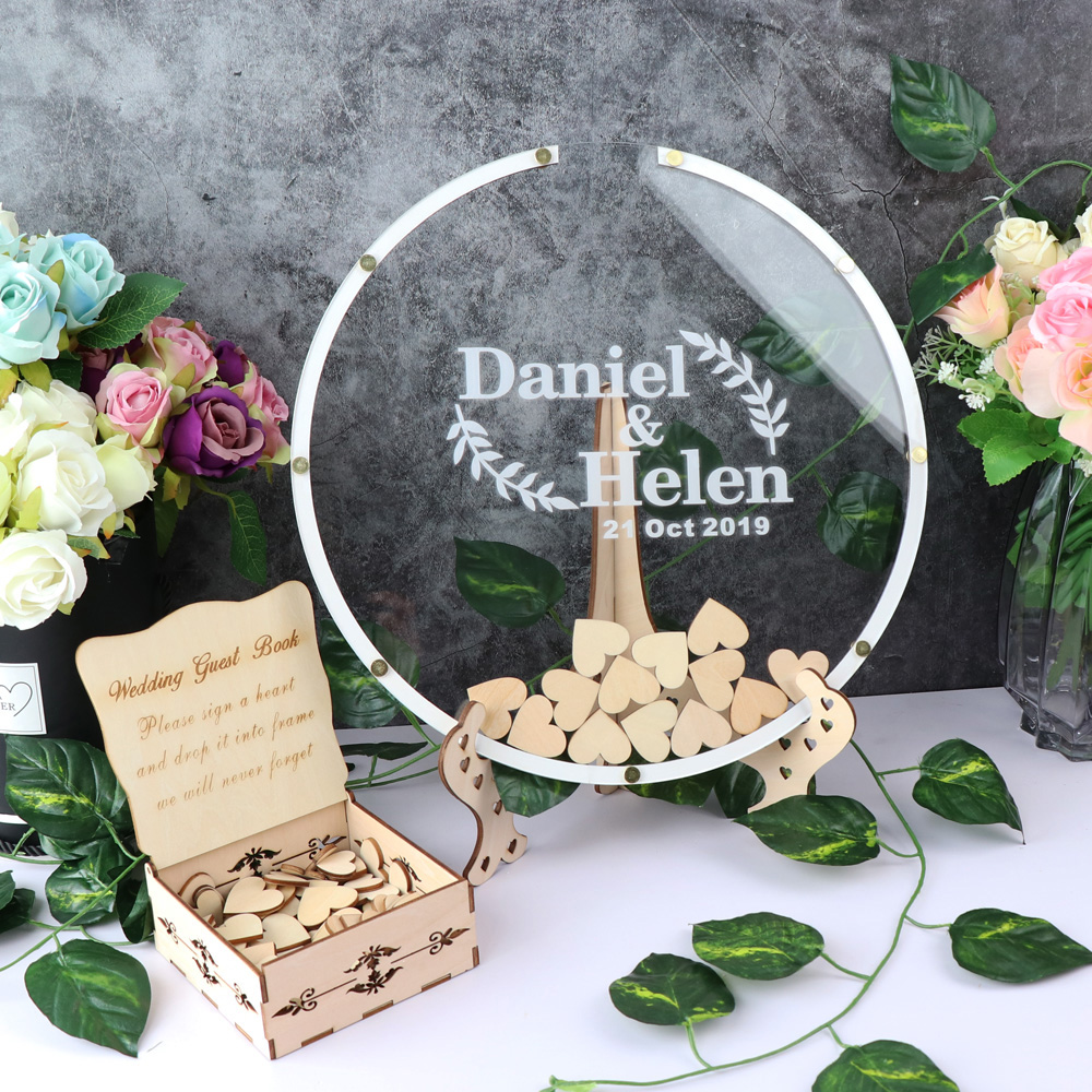 Gepersonaliseerde Acryl Ronde  - Personalized Guest Book recensie en prijs