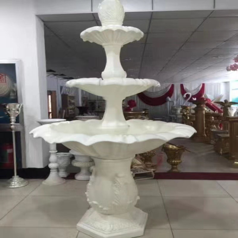 2 meter dunne fontein van glas - Wedding Fountain recensie en prijs