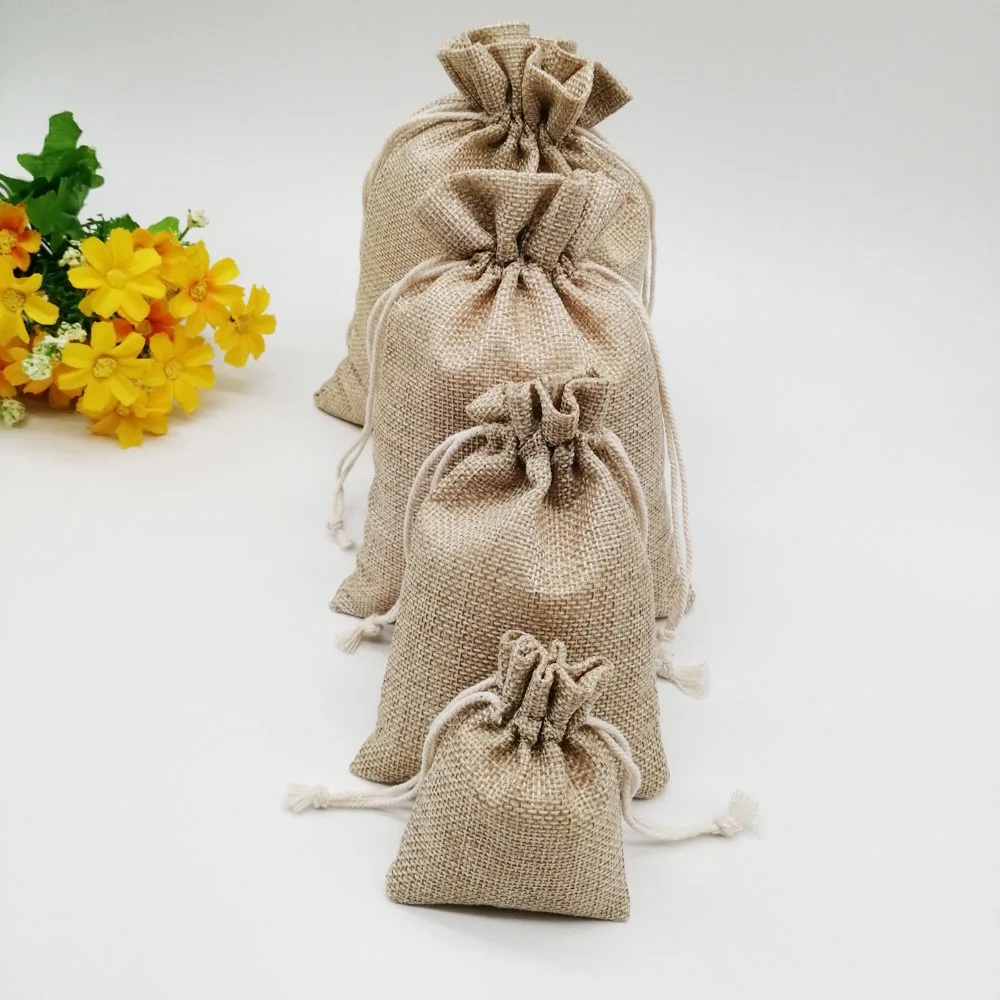 7x9cm Kerst Hessische Zak Opsl - Wedding Solution recensie en prijs