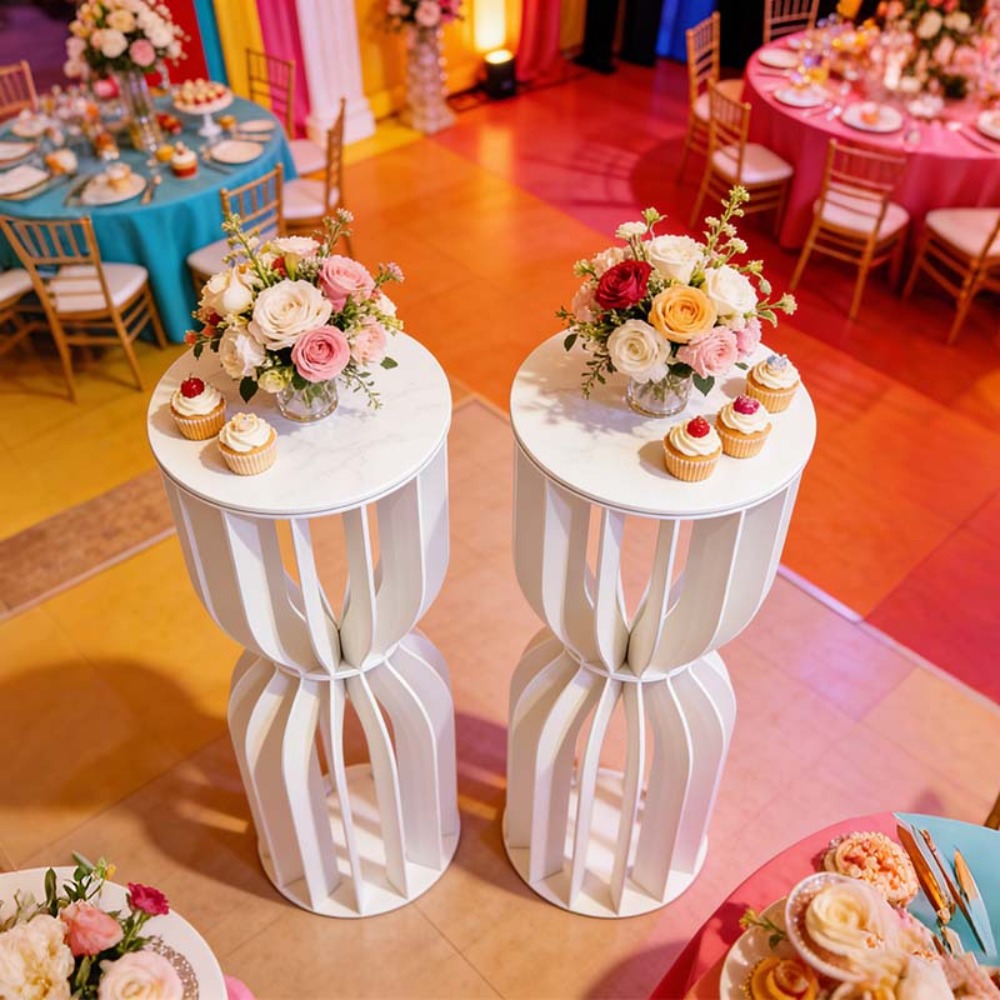 Zandloper PVC Romeinse zuil Bl - Wedding Supply Rentals recensie en prijs