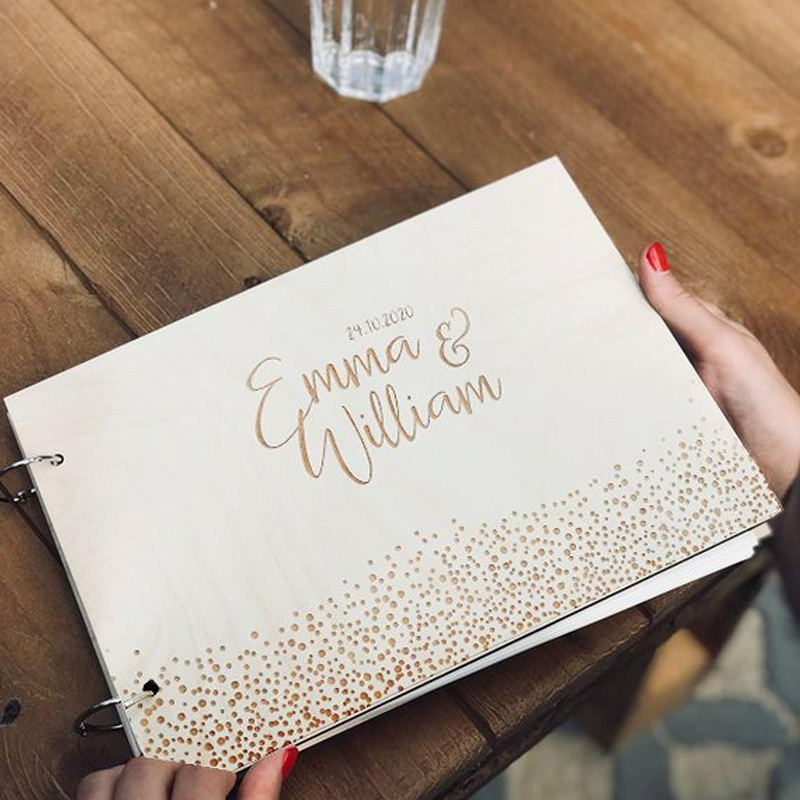 Gepersonaliseerde Bruiloft Gas - Personalized Guest Book recensie en prijs