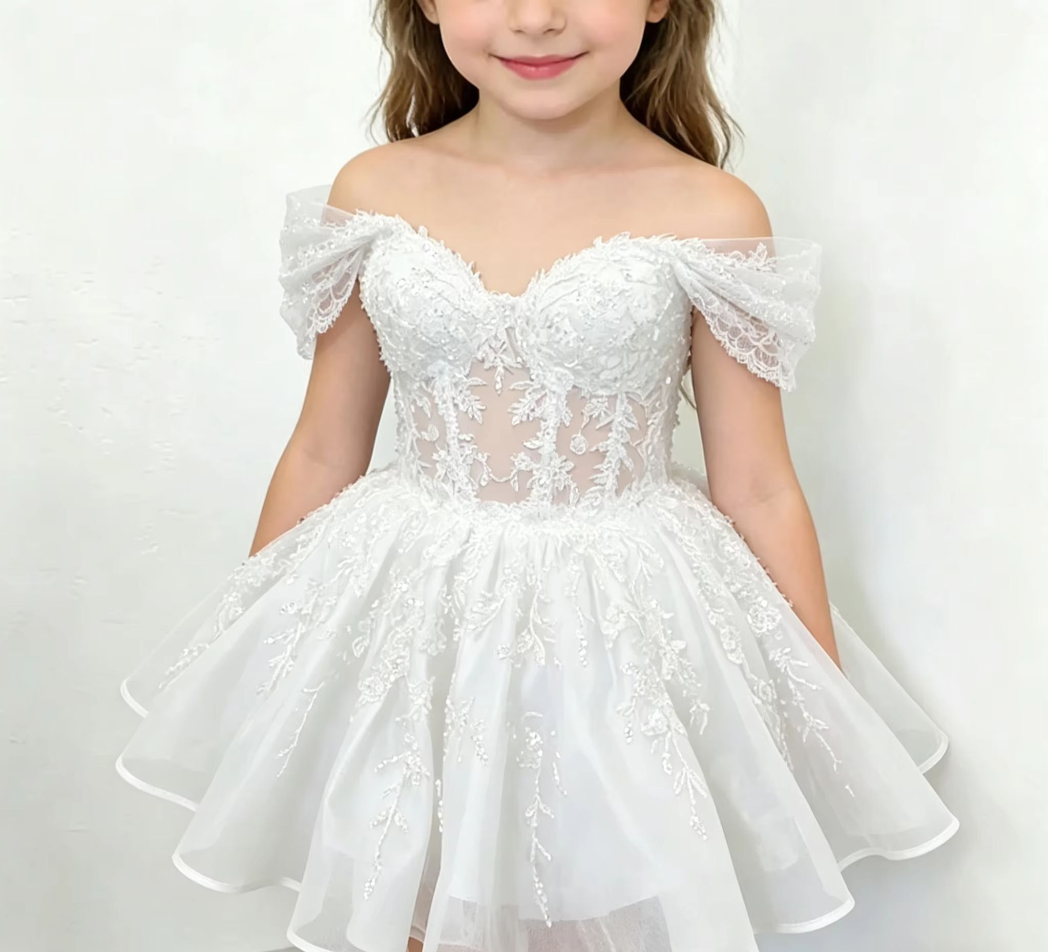 Witte op maat gemaakte off-sho - Bridal Sash Ribbon recensie en prijs