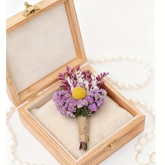 6 boeketten/lot gedroogde bloe - Wedding Supply Rentals recensie en prijs