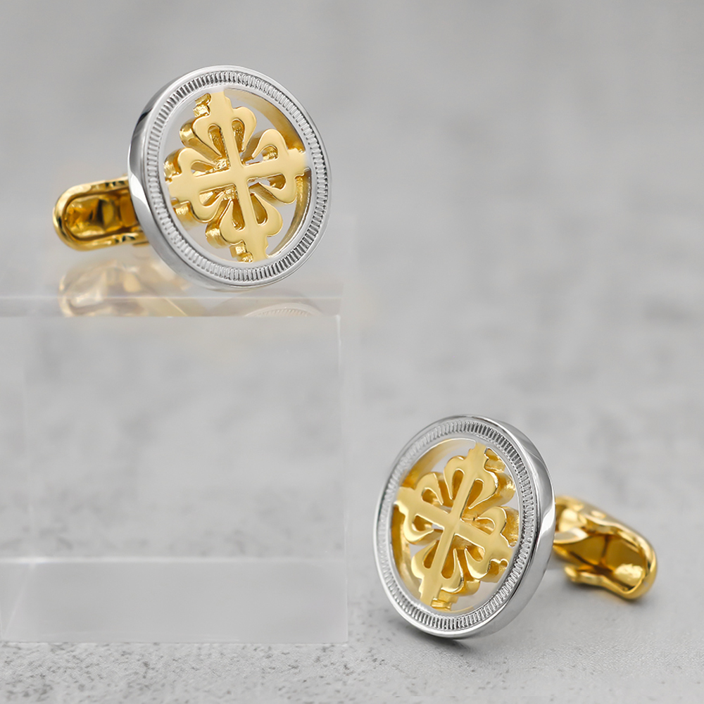 Luxe Iris Bloem Manchetknopen  - Wedding Supply Factory recensie en prijs