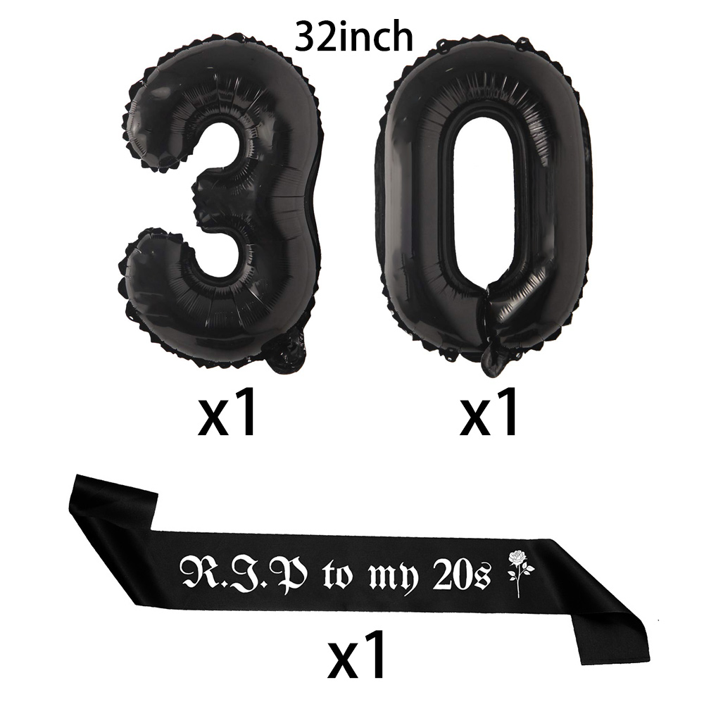 20e 30e Verjaardagsversieringe - Confetti Balloon Set recensie en prijs