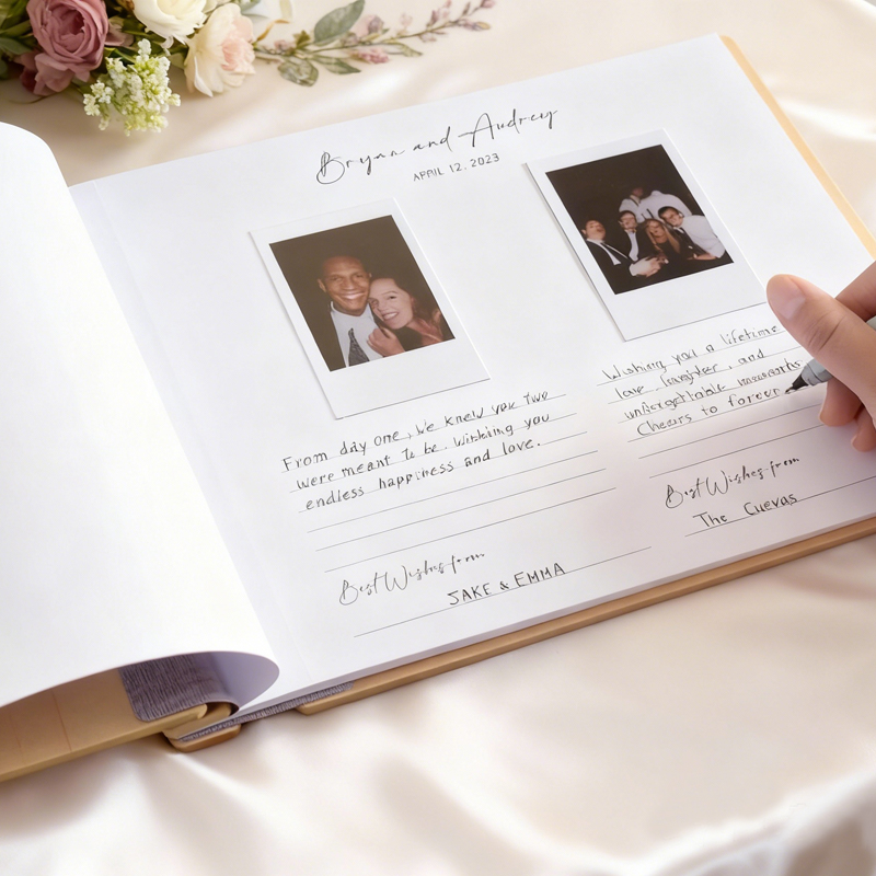 Gepersonaliseerde bruiloft gas - Personalized Guest Book recensie en prijs