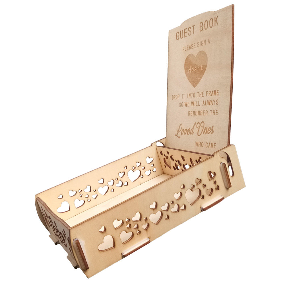 Houten gastenboekdoos alternat - Personalized Guest Book recensie en prijs