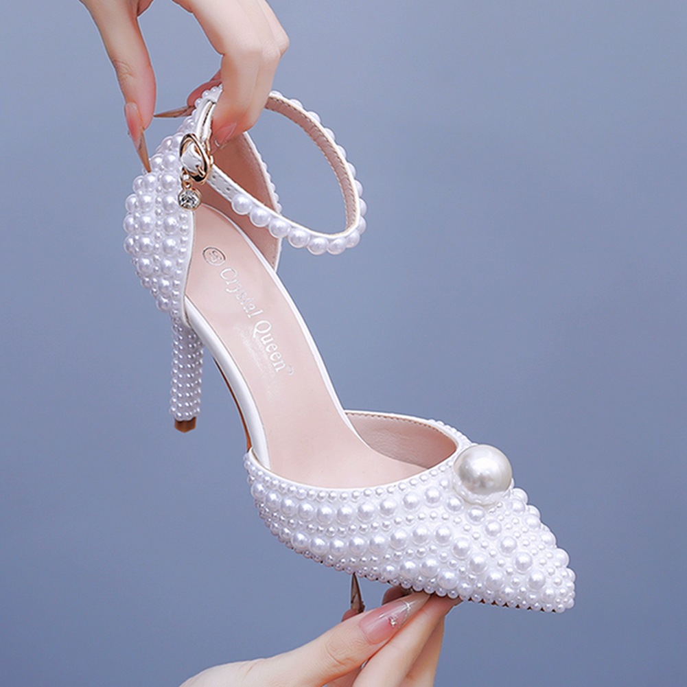 Parelhoge hakken dames spitse  - Wedding Fx recensie en prijs