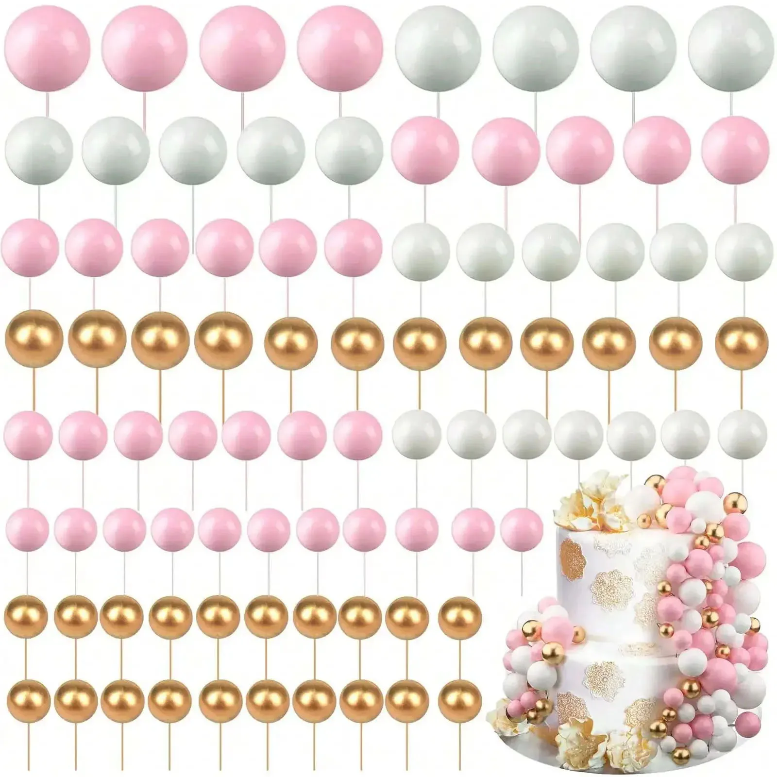 68 stuks ballen taart topper d - Confetti Balloon Set recensie en prijs