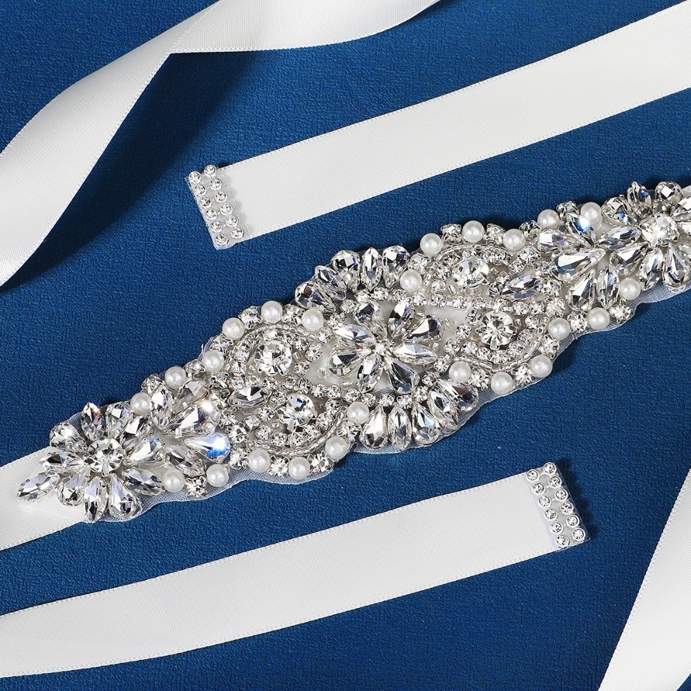 Zoete lint bruidsriem lange zi - Bridal Sash Ribbon recensie en prijs