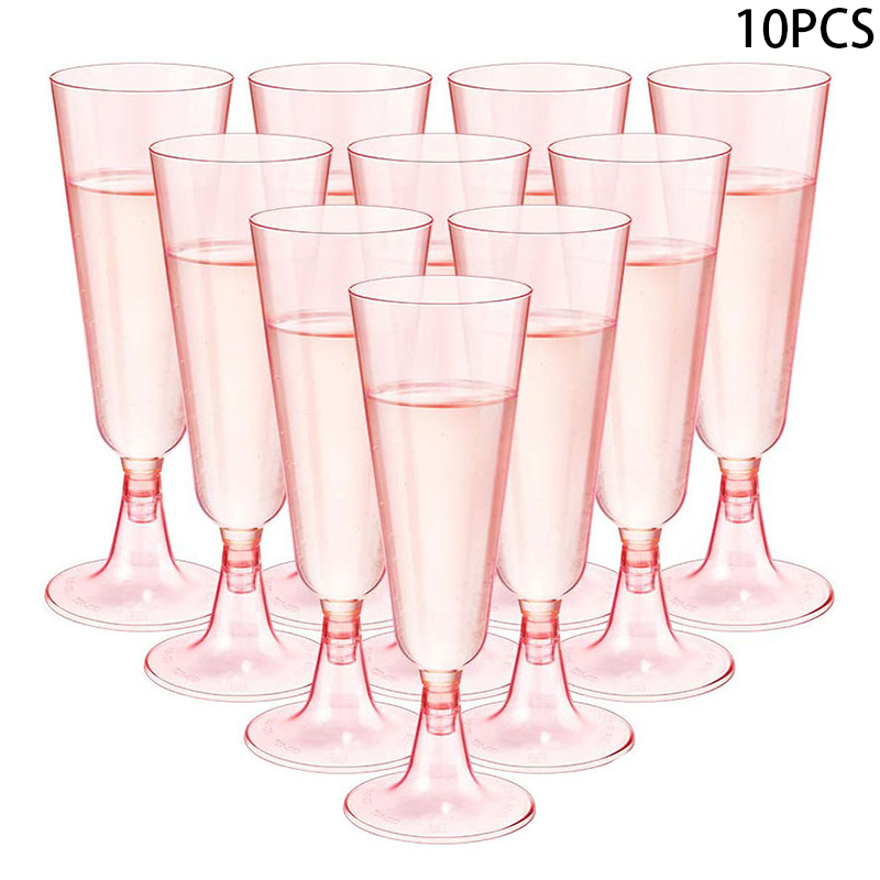 10 Stuks Roze Champagne Beker  - Wedding Fountain recensie en prijs