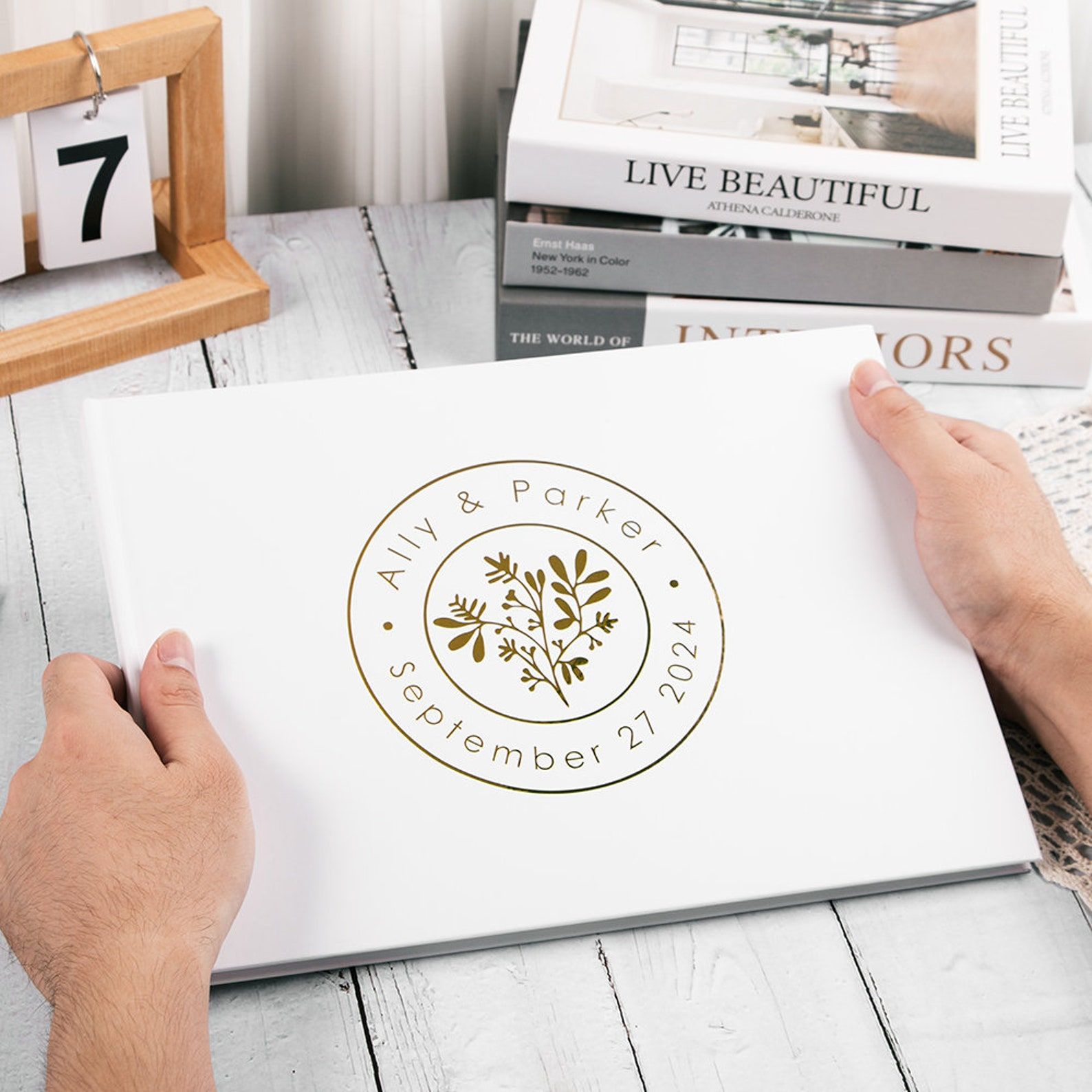 Aangepaste bruiloft gastenboek - Personalized Guest Book recensie en prijs